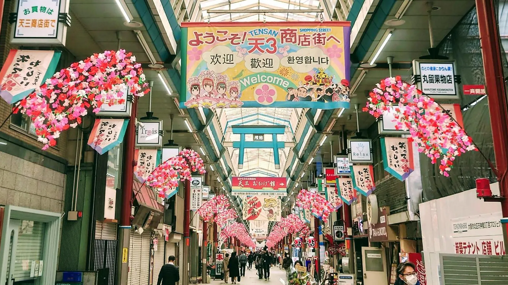 天神桥筋六丁目站 1 分钟 一趟电车可达梅田难波心斋桥道顿堀日本桥吃饭购物便利 Apartamento Osaca